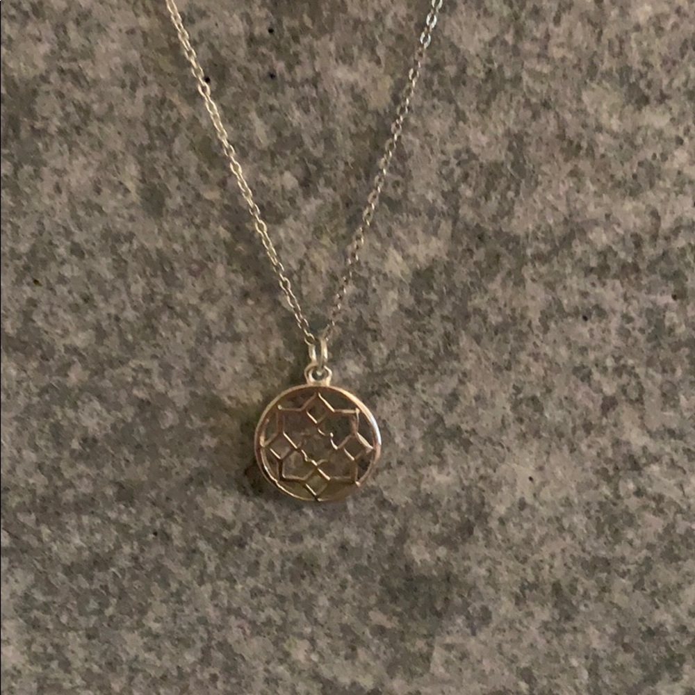 Silver Floral Necklace